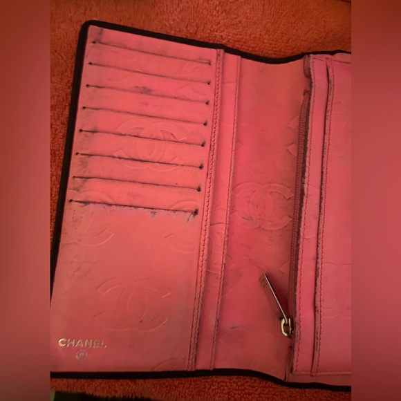 CHANEL Quilted Cambon Long Wallet Black Leather by Karl Lagerfeld 2005-2006 - Picture 2 of 7